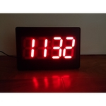 Relogio de led digital 2316 vermelho calendario alarme parede mesa