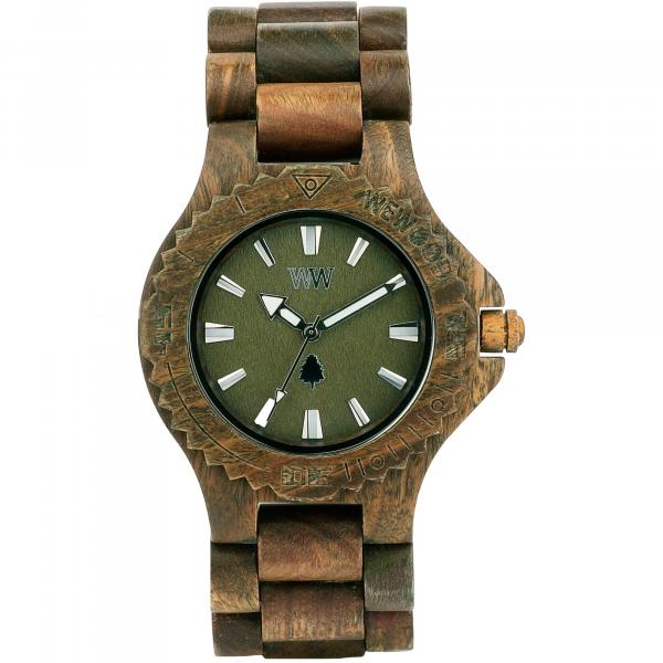 Relógio de Madeira Wewood - Date Army - WWD04