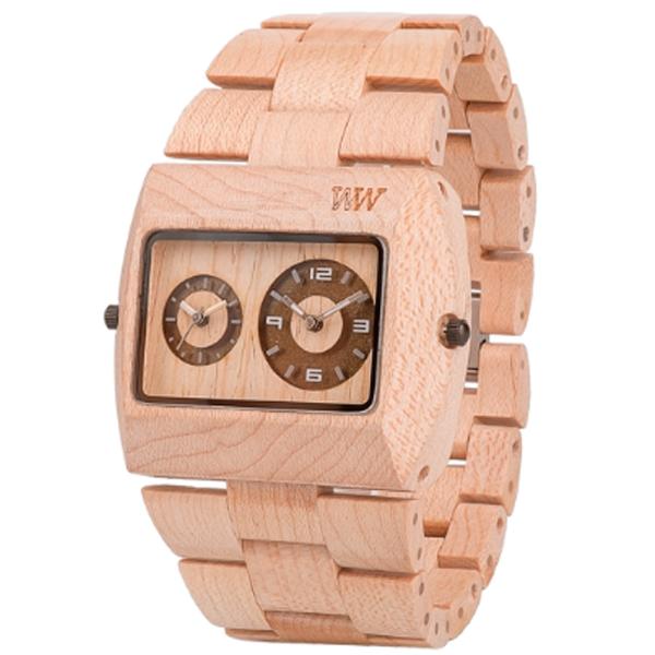 Relógio de Madeira Wewood - Jupiter Beige - WWJ01