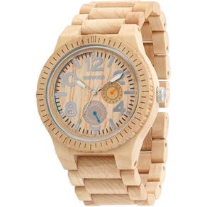 Relógio de Madeira Wewood - Kardo Beige - WWKR01