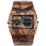 Relógio de Madeira Wewood Masculino Jupiter Nature Tree Nut WWJ10