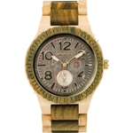 Relógio de Madeira WeWood Masculino Kardo Army Beige WWKR07