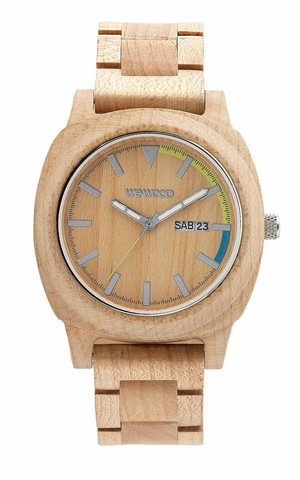 Relógio de Madeira Wewood - Motus Beige - WWMO02