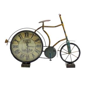 Relógio de Mesa Bicicleta Paris Pequena em Metal - 51x37 Cm