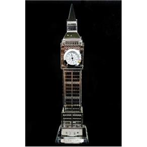 Relógio de Mesa Big Ben Londres de Vidro com Led (Lon-1)