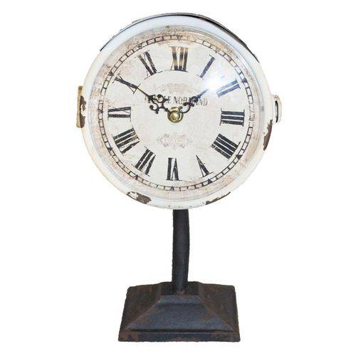 Relógio de Mesa Bordeaux Ferro Normann Oldway 30x15x14