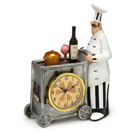 Relógio de Mesa Chef de Cozinha Espressione