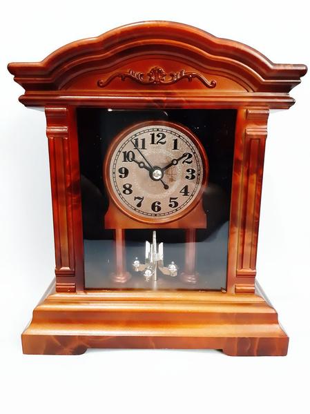 Relógio de Mesa Clássico com Pendulo Giratório - Asia Golden