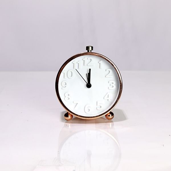 Relógio de Mesa com Despertador Rose Gold - Arrivo Mobile