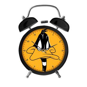 Relógio de Mesa Despertador em Metal Patolino Looney Tunes
