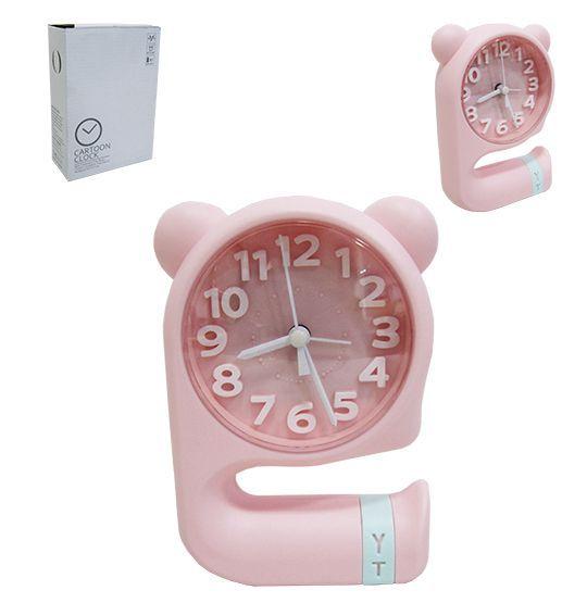 Relogio de Mesa Despertador Infantil Sortidos 14,3x9,7cm - Yins/Imporiente