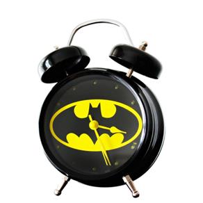 Relógio de Mesa Despertador Metal Dc Batman - Preto