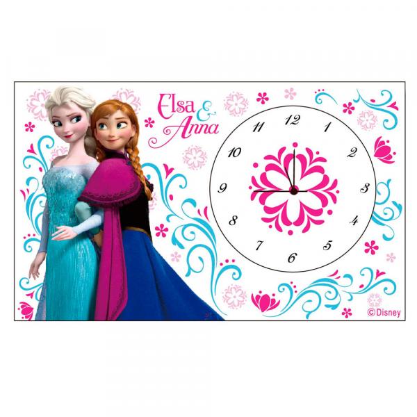 Relógio de Mesa - Disney Frozen - Branco - Euroswan - New Toys