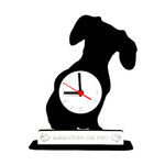 Relógio de Mesa ou Parede Cachorro Basset Linha Pet