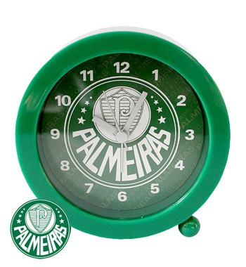 Relogio de Mesa Quartz Oficial Licenciado Palmeiras - Ravi