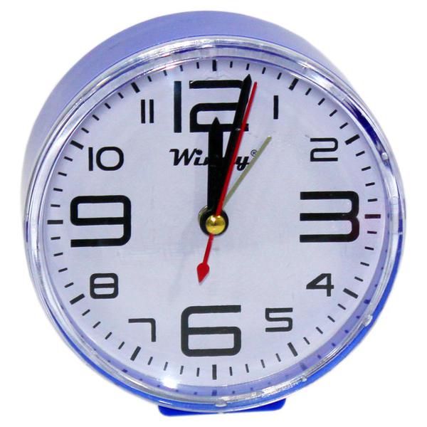 Relógio de Mesa Redondo com Despertador 10,5x4,5cm - Wincy