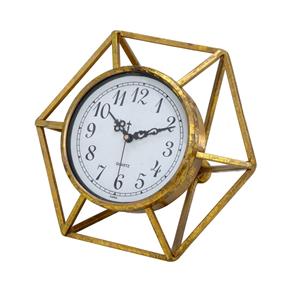 Relógio de Mesa Solon 22x17cm - Dourado
