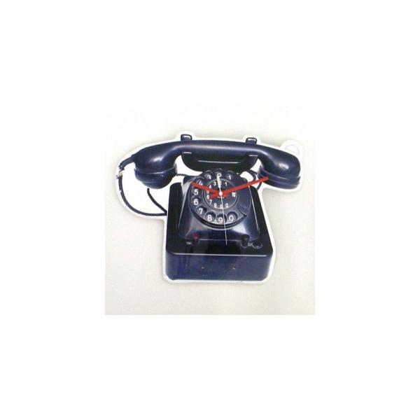 Relógio de Mesa Telefone Retro Plastico 30x37 Cm - Maisaz