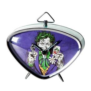 Relógio de Mesa Triangular Coringa Quadrinhos HQ DC Comics