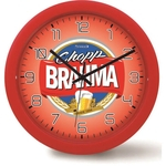 Relógio De Parede 30 Cm Modelo Vermelho Brahma