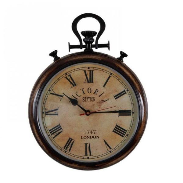 Relógio de Parede 30cm Vênus Victrix Marrom