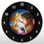Relógio de Parede - A Bela Adormecida - em Disco de Vinil - Mr. Rock - Disney