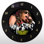 Relógio de Parede - Aerosmith - em Disco de Vinil - Mr. Rock - Banda Música Rock