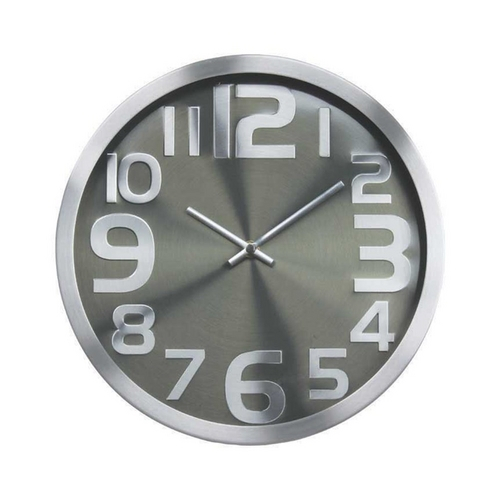 Relógio de Parede Alumínio 30 Cm Hércules Rel60