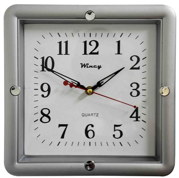 Relógio de Parede Analógico 25 Cm Quadrado - 105128 - Wincy
