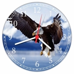 Relógio De Parede Animais Águia Ave Ecologia Decorações