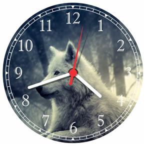 Relógio de Parede Animais Lobo Decorações