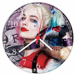 Relógio De Parede Arlequina Harley Quinn Decorar