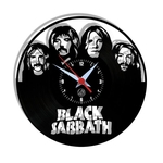 Relógio De Parede Arte No LP Vinil Black Sabbath 30cm