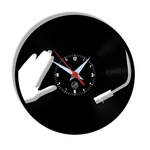 Relógio de Parede Arte no LP Vinil DJ 30cm