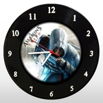 Relógio de Parede - Assassins Creed - em Disco de Vinil - Mr. Rock - Game