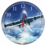 Relógio De Parede Avião Boeing Aeronave Decorações Presentes