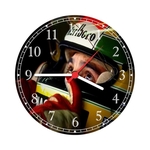 Relógio De Parede Ayrton Senna Fórmula 1 Carro McLaren