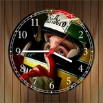 Relógio De Parede Ayrton Senna Fórmula 1 Carros