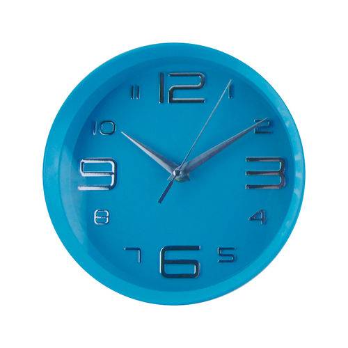 Relógio de Parede Azul 20 Cm - Yin's