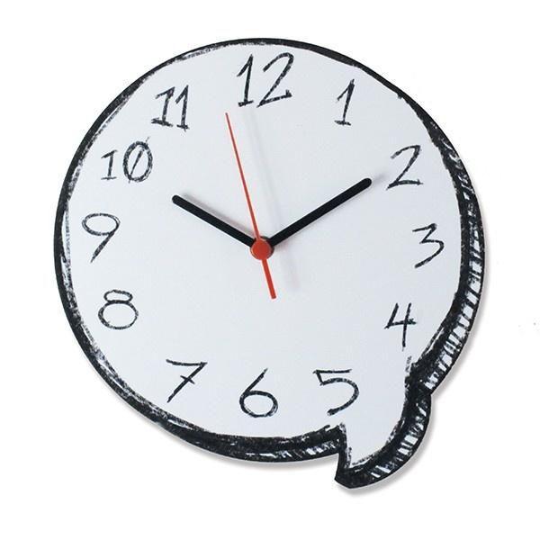 Relógio de Parede Balão de Gibi - Fábrica Geek