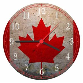 Relógio de Parede Bandeira do Canadá Países
