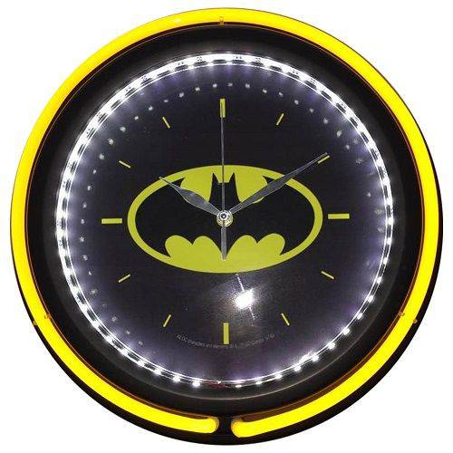 Relógio de Parede: Batman Duplo Neon DC - Urban