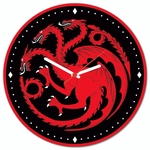 Relógio de Parede Beek - Dragão de 3 cabeças - House Targaryen