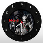 Relógio de Parede - Behemoth - em Disco de Vinil - Mr. Rock - Banda Música Death Metal