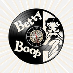 Relógio de Parede Betty Boop Filmes Desenho Retrô Vintage LP