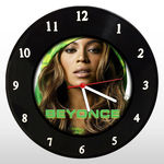 Relógio de Parede - Beyonce - em Disco de Vinil - Mr. Rock - Cantora Música POP
