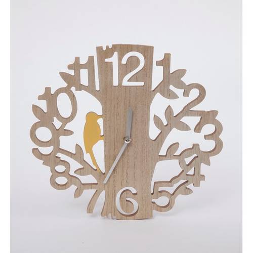 Relógio de Parede Bird Tree Mdf
