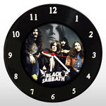 Relógio de Parede - Black Sabbath - em Disco de Vinil - Mr. Rock - Banda Música Heavy Metal Ozzy