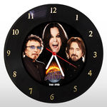 Relógio de Parede - Black Sabbath The End - em Disco de Vinil - Mr. Rock - Banda Música Heavy Metal Ozzy