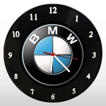 Relógio de Parede - BMW - em Disco de Vinil - Mr. Rock - Marca